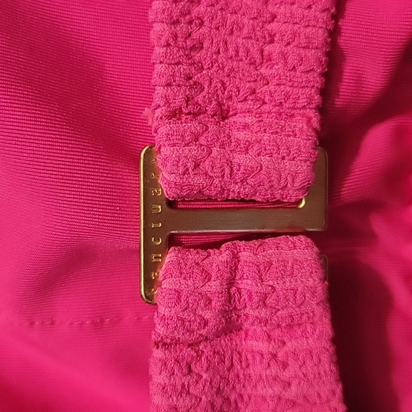 Sanctuary sandbar solids hibiscus pink seamed bikin top - Picture 6 of 6